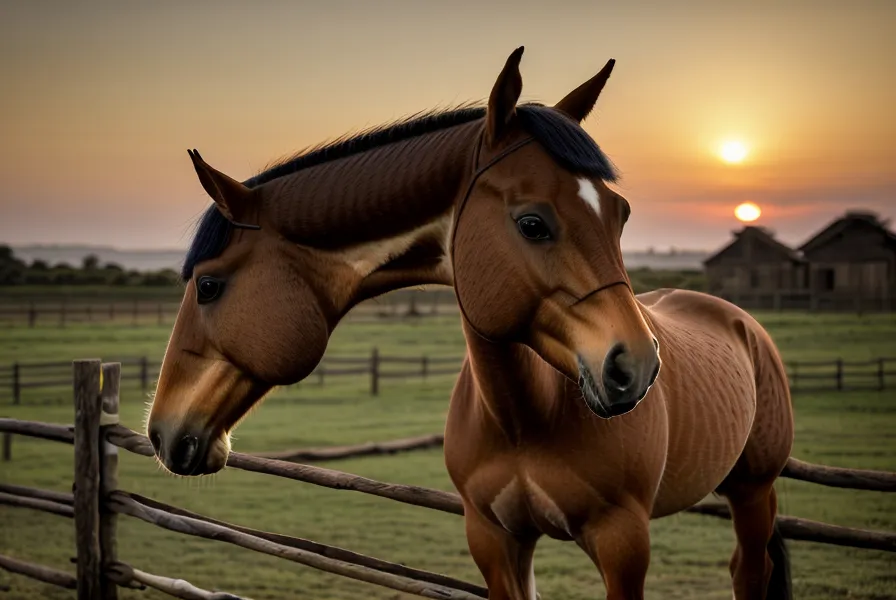 Montura de cuero retirada de un caballo para revisar el lomo antes de ensillar