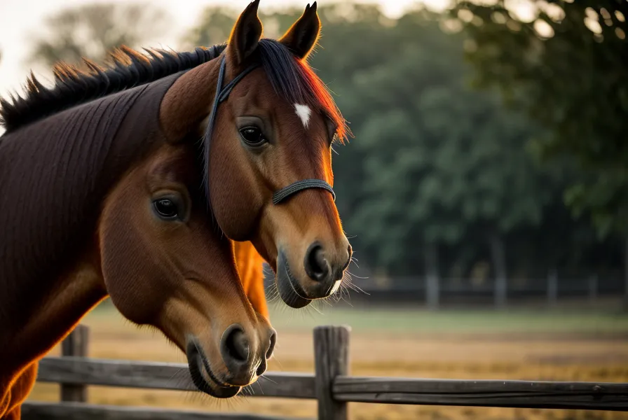 Caballo trabajando a la cuerda en el corral, ejercicio de doma racional para comportamiento equino