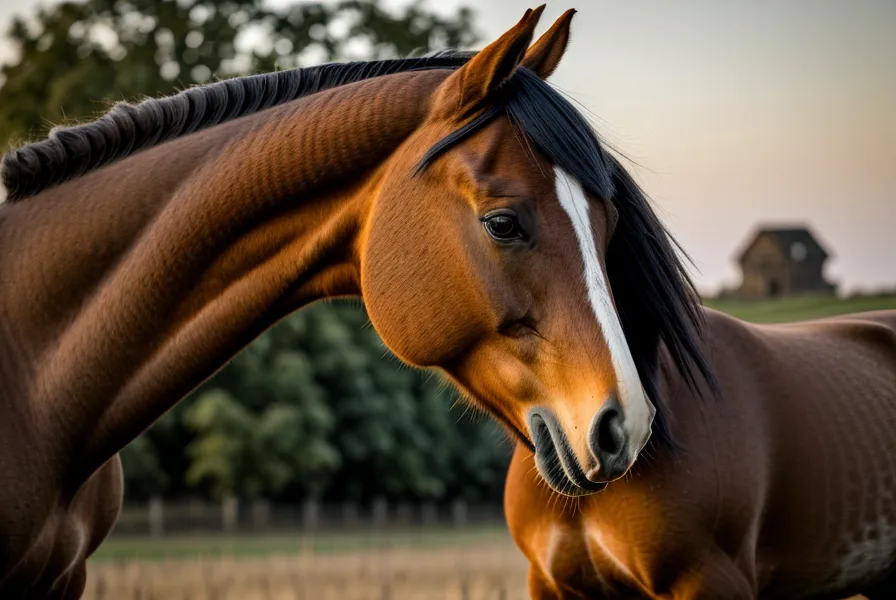 Manos de un paisano calmando a un caballo en la rampa, un gesto de doma sin violencia antes de viajar