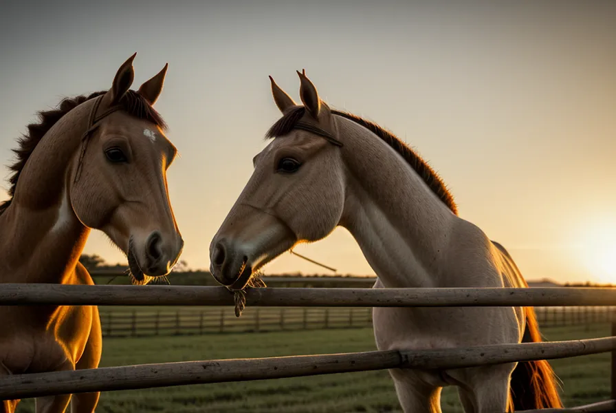 poste de quebracho astillado por un caballo destructivo en un corral de campo