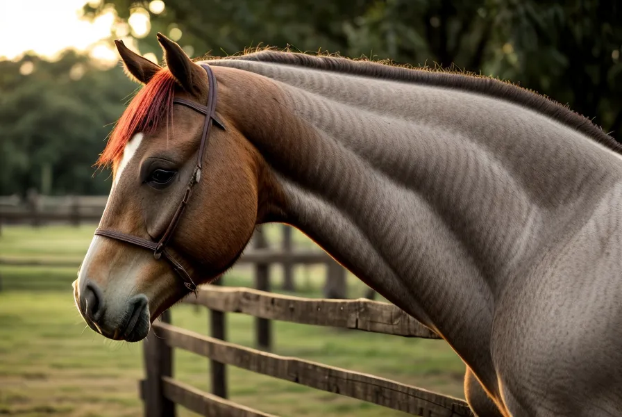 Ojo de un caballo asustadizo atento al corral durante un ejercicio de manejo pie a tierra