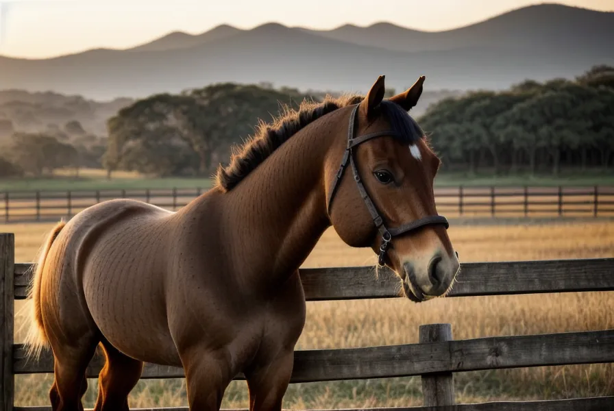 Manos de domador sosteniendo un bozal de soga simple, herramienta básica del entrenamiento de caballos en la doma natural