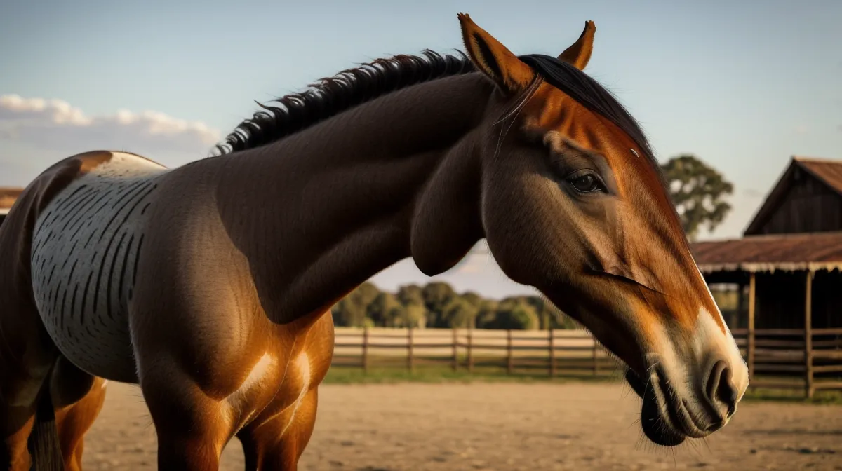 Repelente para caballos aplicado en verano para calmar el comportamiento nervioso por moscas