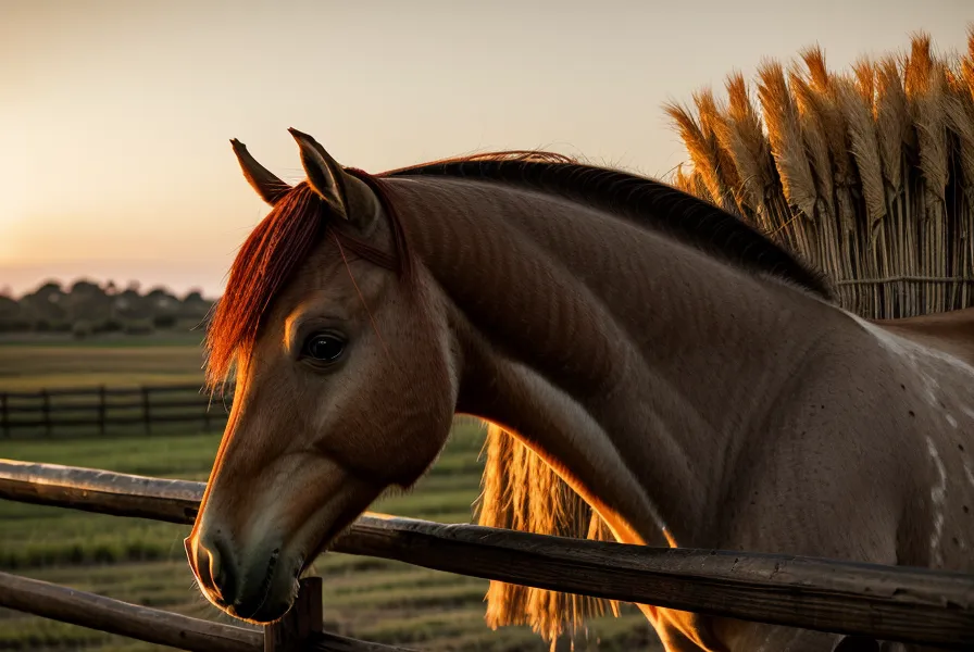 Revisión de la dentadura y la mirada de un caballo de campo como parte de los criterios de compra de caballos de trabajo
